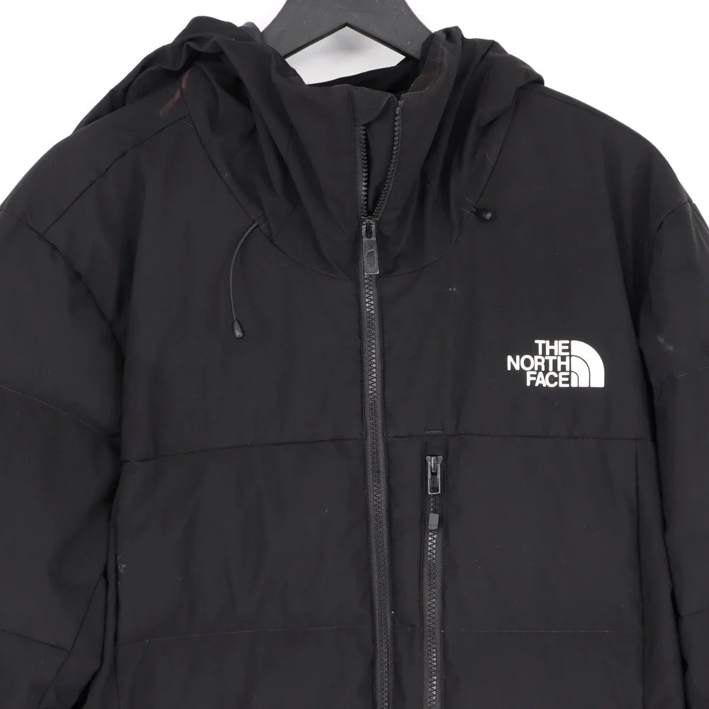 The North Face Mens XL Black 550 Down Hooded Puffer Jacket Winter Parka Coat